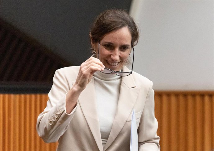 La ministra de Sanidad, Mónica García