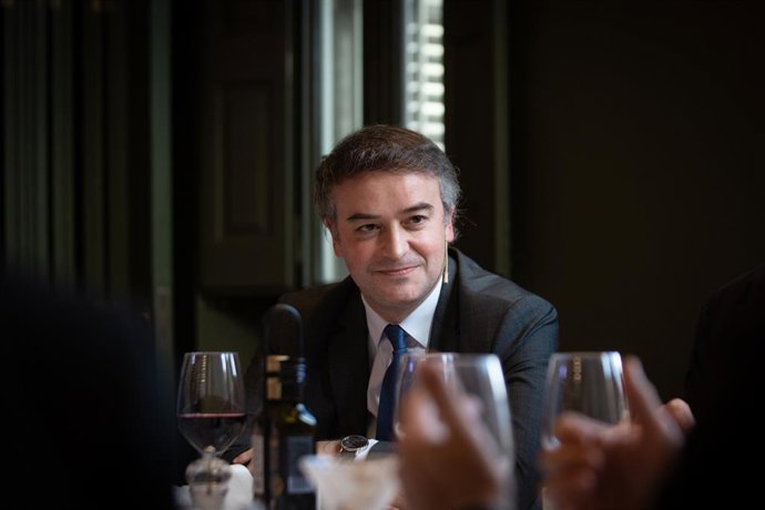 Archivo - El exjefe del Gabinete del Presidente del Gobierno Iván Redondo participa en un almuerzo-coloquio organizado por el Círculo Ecuestre, en el Círculo Ecuestre, a 16 de noviembre de 2021, en Barcelona, Catalunya (España). El Círculo Ecuestre ha org