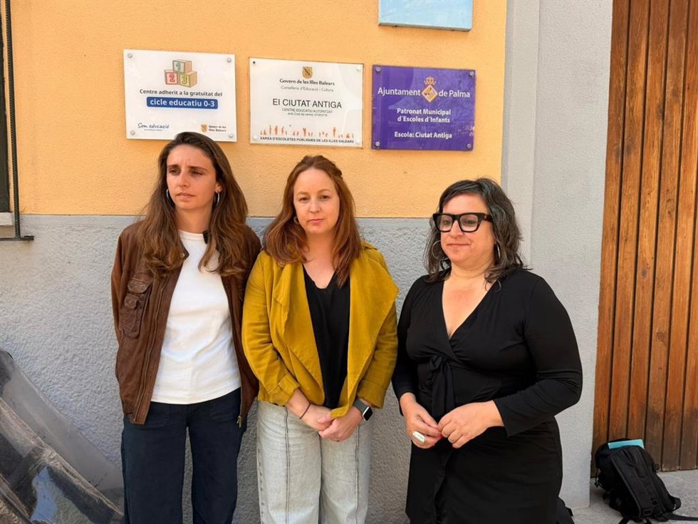 El PSOE, MÉS per Palma y Unidas Podemos presentan una moción para reforzar las 'escoletes'