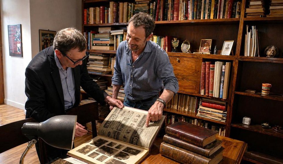 Visita a la biblioteca de Antonio Buero Vallejo.