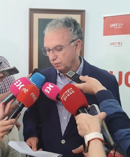 El delegado del Gobierno en Extremadura, José Luis Quintana, en declaraciones a los medios