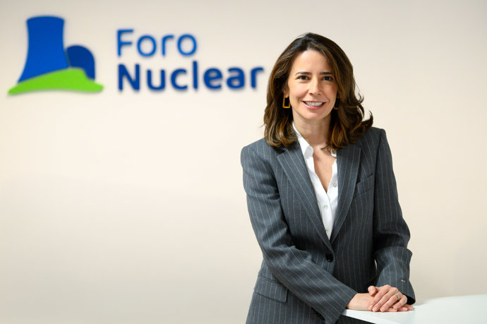 La presidenta del Foro Nuclear, Marta Ugalde