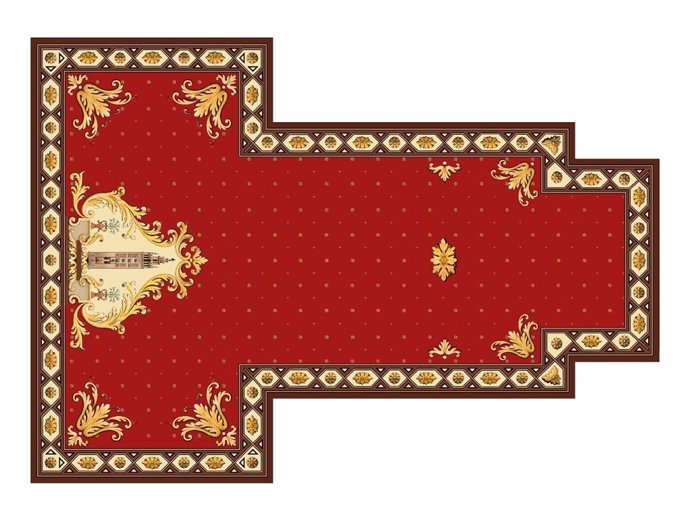 Proyecto de alfombra para el Altar Mayor a cargo de la Real Fábrica de Tapices.