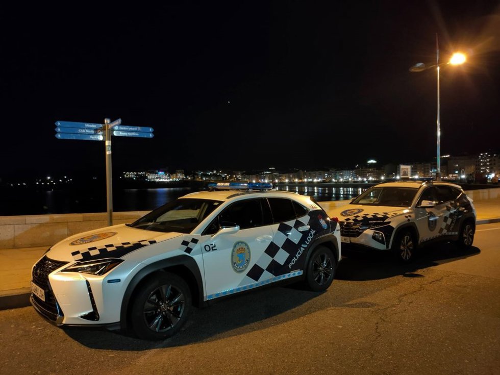 Coche policial.