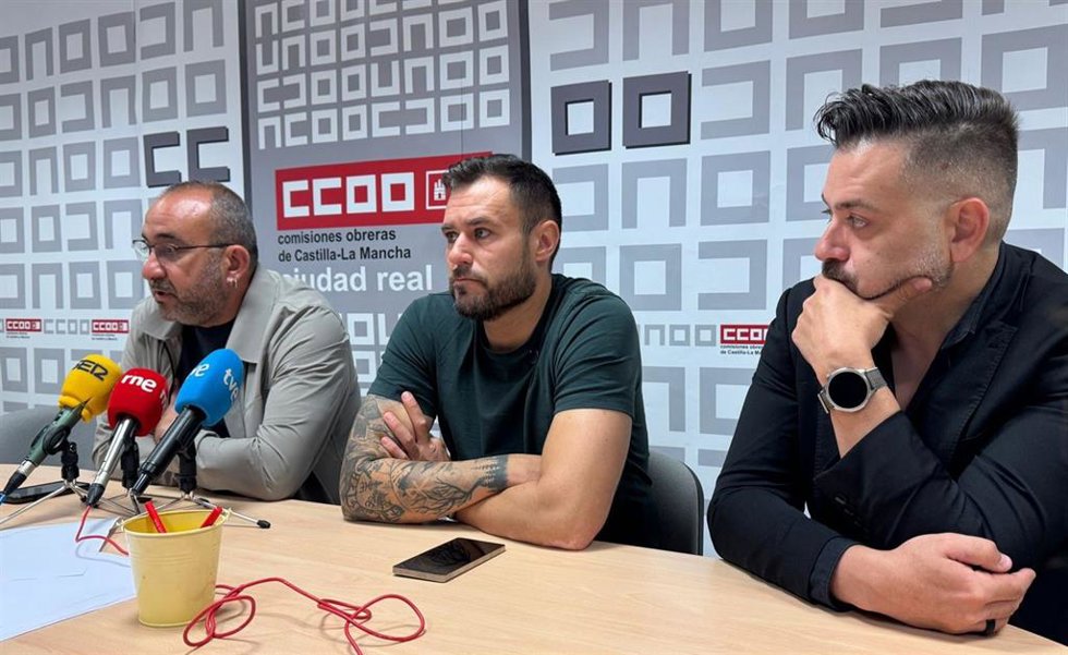 Rueda de prensa de CCOO en Ciudad Real