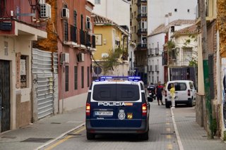 Agentes de la Policía Nacional están desplegados en el barrio de La Trinidad de Málaga capital desde primeras horas de la mañana de este martes dentro de un operativo iniciado tras los últimos tiroteos ocurridos en la ciudad. A 28 de abril de 2026 en Mála
