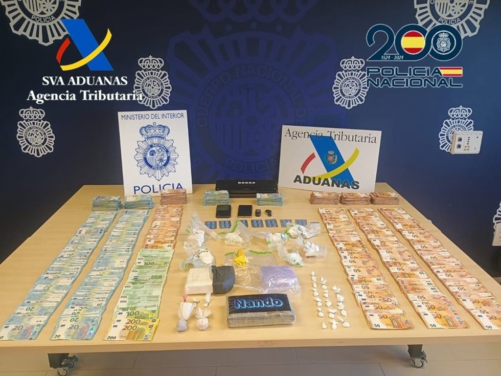 Efectos intervenidos en la operación 'El Alba'