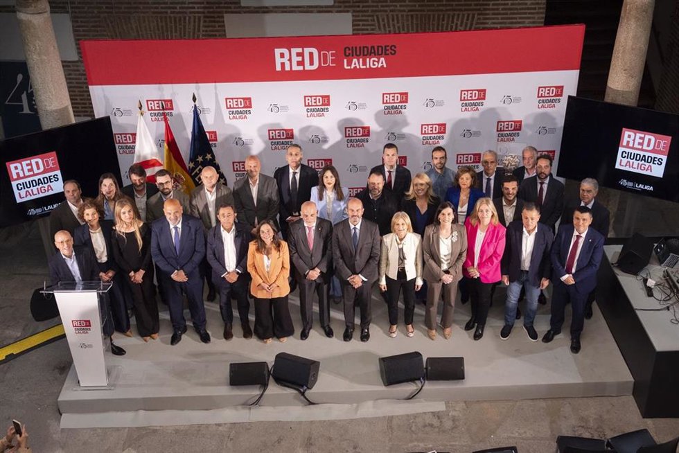 Presentación de la Red de Ciudades de LaLiga, en colaboración con Federación Española de Municipios y Provincias (FEMP).