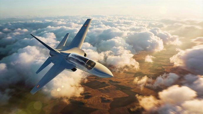 El nuevo avión entrenador del Ejército del Aire y del Espacio.