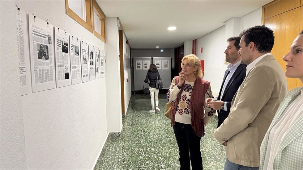 Inauguración de la exposición.