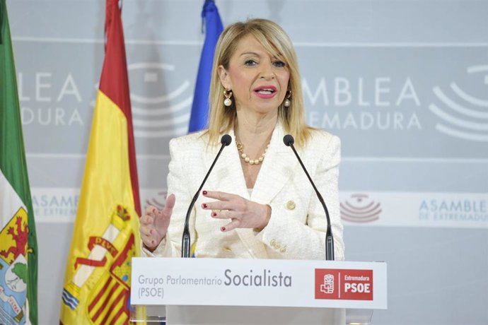 Archivo - La portavoz del Grupo Socialista, Piedad Álvarez, en una imagen de archivo.