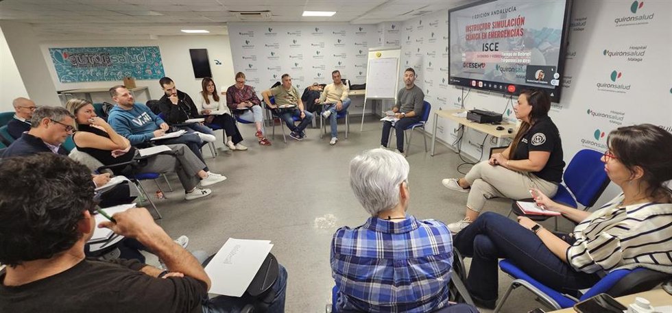 El Hospital Quirónsalud Málaga acoge una nueva edición del Curso de Instructores de Simulación Clínica en Emergencias.