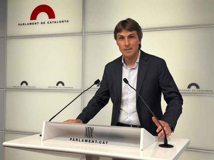 El portavoz de Junts en el Parlament, Salvador Vergés