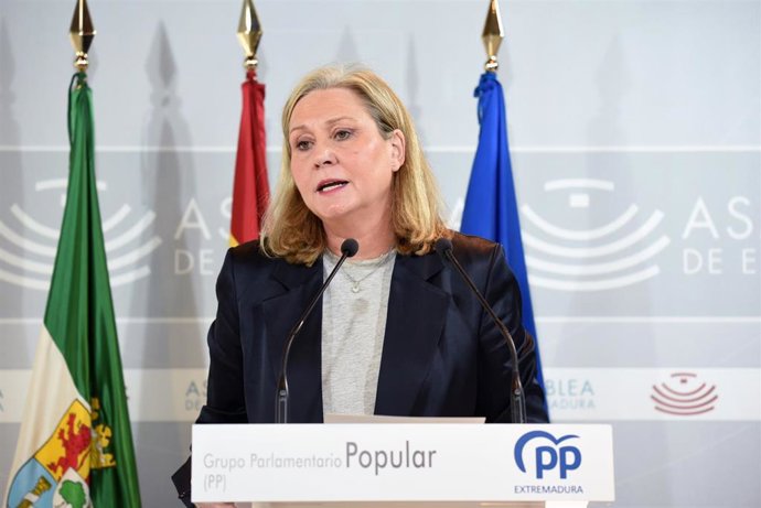 La diputada del Grupo Parlamentario Popular en la Asamblea de Extremadura Teresa Tortonda