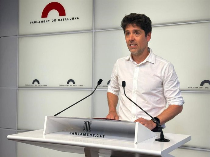 El portavoz de los Comuns en el Parlament, David Cid