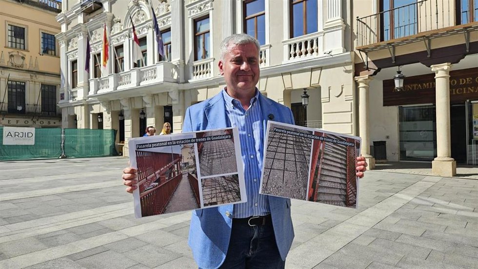 El segundo teniente de alcalde y concejal de Urbanismo en el Ayuntamiento de Guadalajara, Alfonso Esteban.