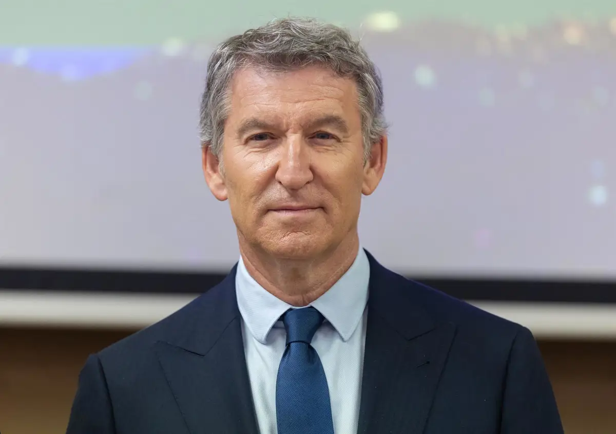 El presidente del PP, Alberto Núñez Feijóo. - Eduardo Parra