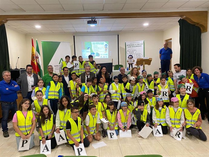 Sesión final de la campaña 'Aprende a crecer con seguridad' en la provincia de Jaén.