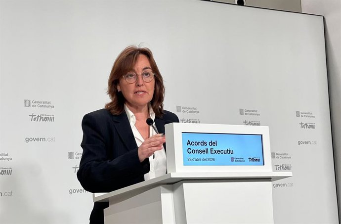 La consellera de Territorio, Vivienda y Transición Ecológica y portavoz de la Generalitat, Sílvia Paneque