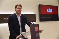 Pueyo (CHA): "Azcón ha tratado de esconder en su discurso que va a ser presidente con los votos de Vox"