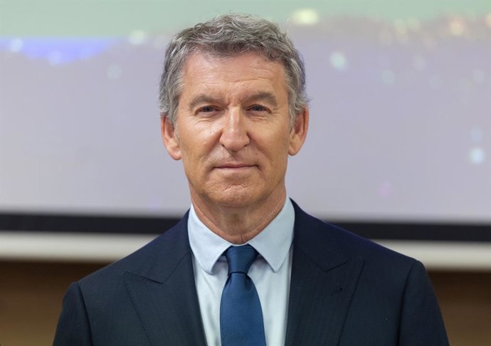 El president del PP, Alberto Núñez Feijóo