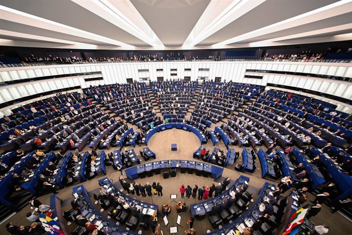 Archivo - Pleno del Parlamento Europeo en Estrasburgo (Francia)
