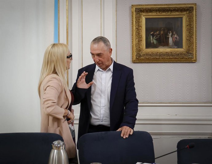 El síndic de Compromís, Joan Baldoví, en la junta de síndics de Les Corts