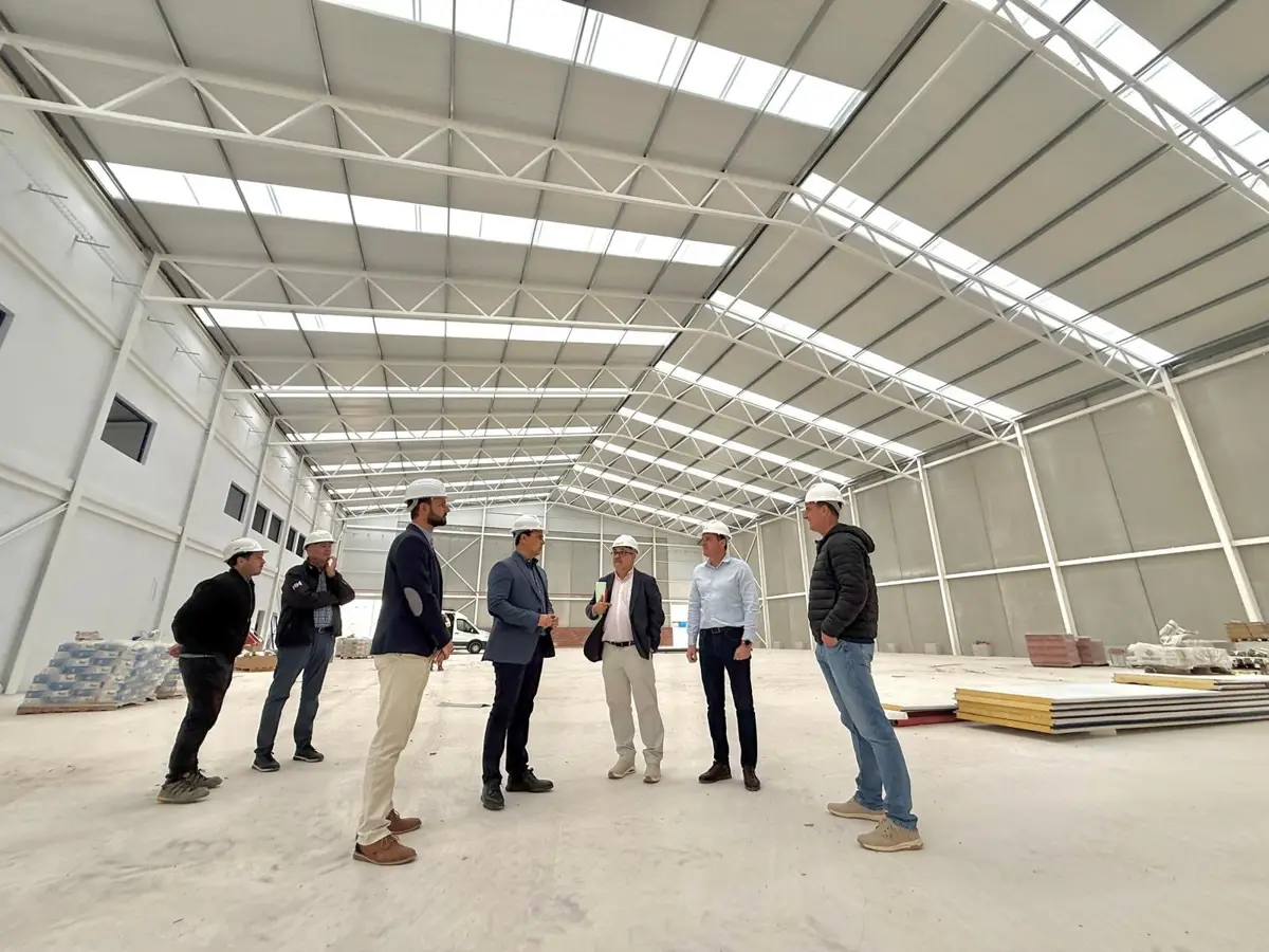 Obras del pabellón de la Facultad de Ciencias del Deporte en San Javier