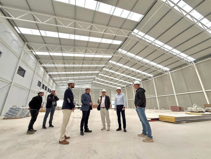 Obras del pabellón de la Facultad de Ciencias del Deporte en San Javier