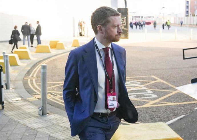 Archivo - Arquivo - 29 de setembro de 2025, Liverpool, Merseyside, Reino Unido: Liverpool, Reino Unido. Morgan McSweeney, chefe de gabinete de Downing Street, participa do segundo dia da Conferência do Partido Trabalhista de 2025 no ACC, em Liverpool.