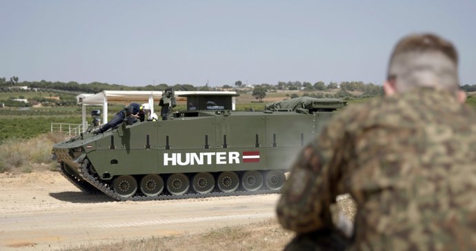 Vehículo blindado 'Hunter'.