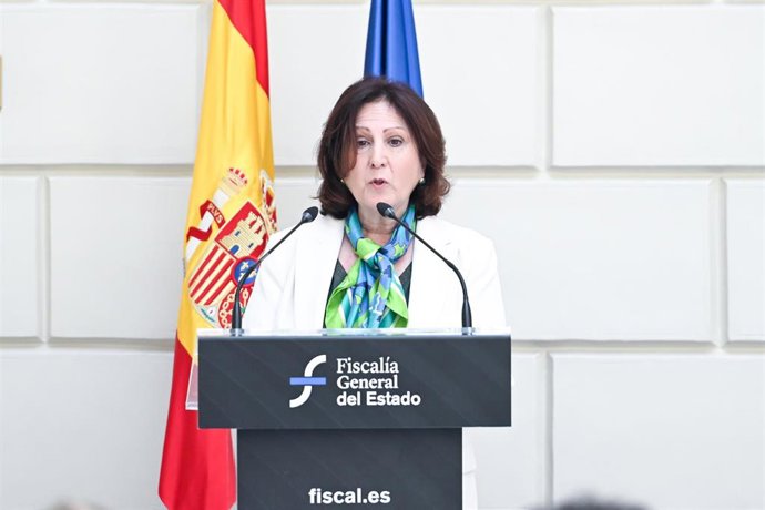 La fiscal general del Estado, Teresa Peramato, visita las nuevas dependencias de la Fiscalía General del Estado en Madrid, a 27 de abril de 2026, en Madrid (España). 