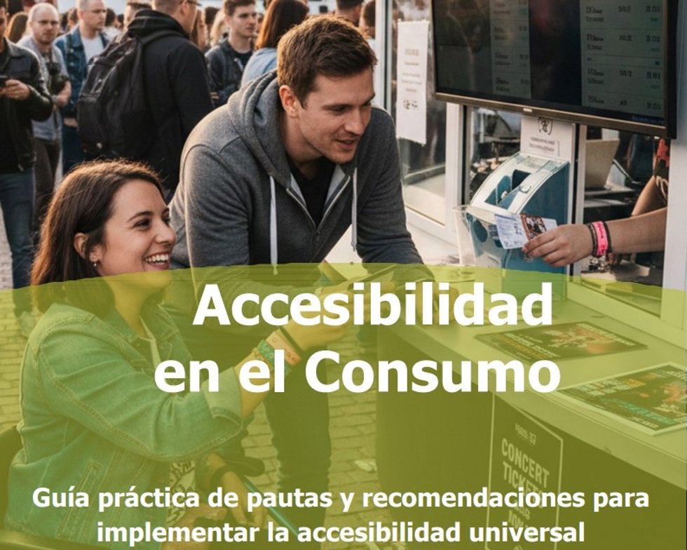 Portada de la guía 'Accesibilidad en el consumo'.