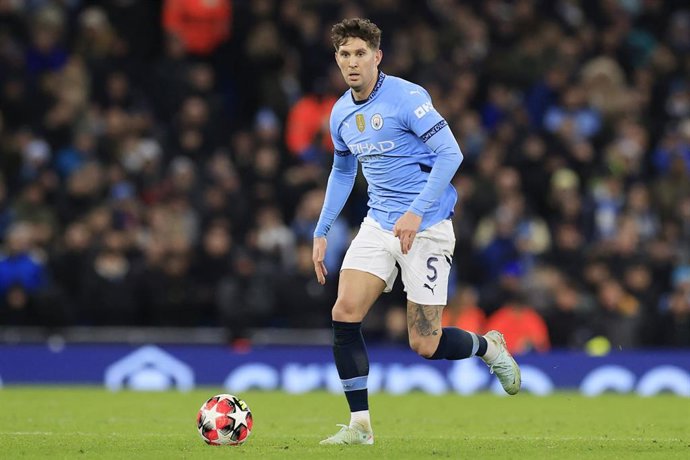 Archivo - John Stones con el Manchester City