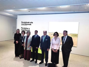 Inauguración en Bilbao de la exposición 'Paralelos y meridianos. Colección Iberdrola'