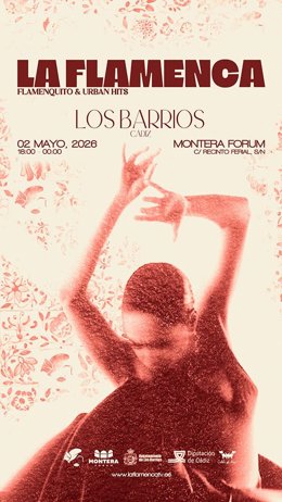 Cartel del espectáculo La Flamenca en Los Barrios.