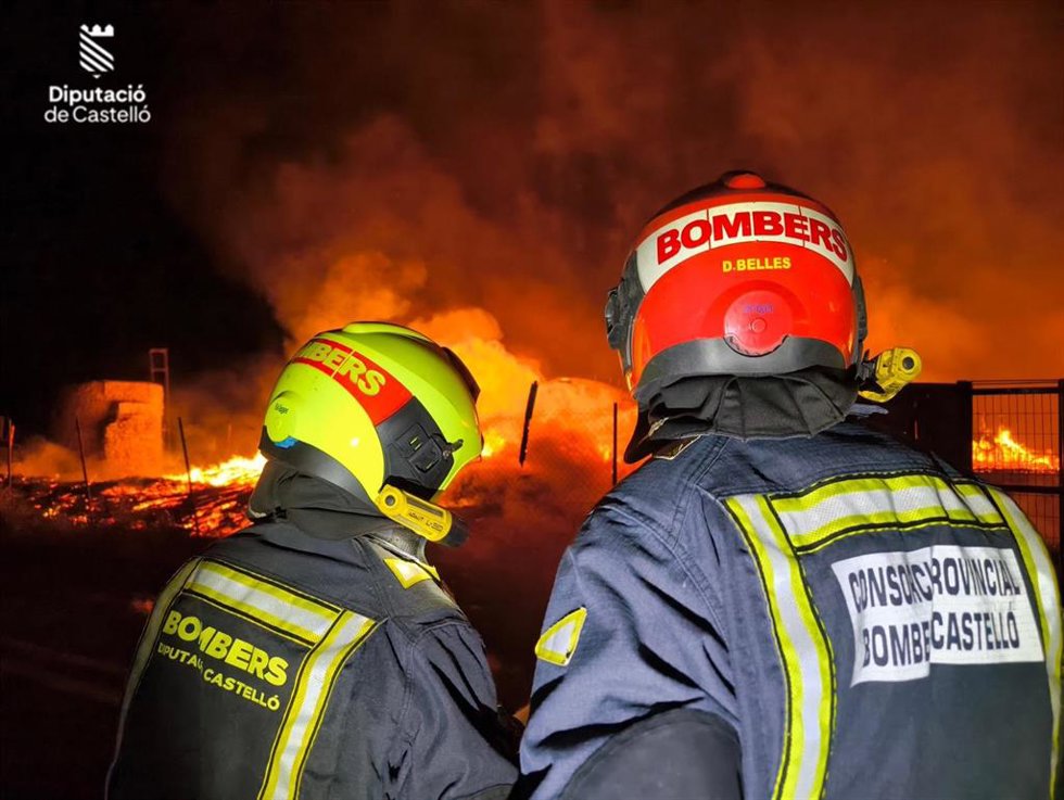 Imagen de bomberos del Consorcio Provincial de Castellón