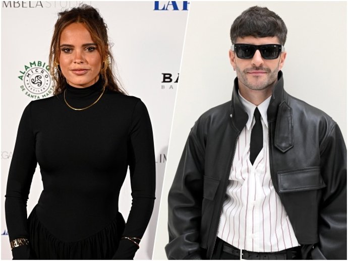 Archivo - Gloria Camila Ortega durante el evento que celebra el periódico La Razón para celebrar la Navidad // Pelayo Díaz asiste al desfile de la firma Juan Vidal en la 83º edición de Mercedes-Benz Fashion Week Madrid