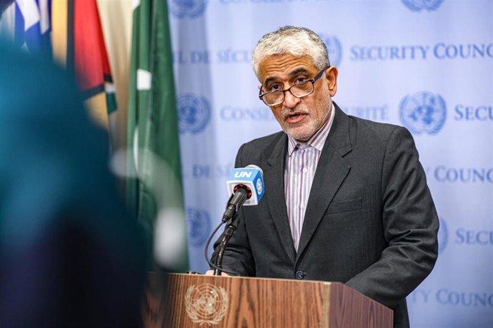 Archivo - El representante permanente de Irán ante Naciones Unidas, Amir Saeid Iravani, en una imagen de archivo