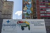Foto: Venezuela/Guyana.- Guyana afea un broche de Delcy Rodríguez que incluye al Esequibo en el mapa de Venezuela