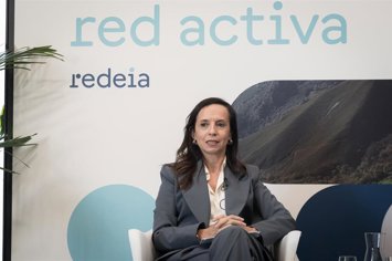 Archivo - La presidenta de Redeia, Beatriz Corredor