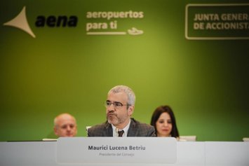 El presidente y consejero delegado de Aena, Maurici Lucena