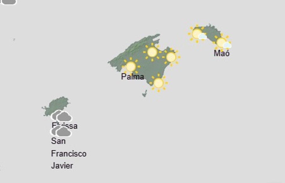 El tiempo hoy, miércoles 29 de abril, en Baleares.