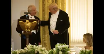 Carlos III ironiza ante Trump sobre que en EEUU "hablarían francés" si no fuera por Reino Unido