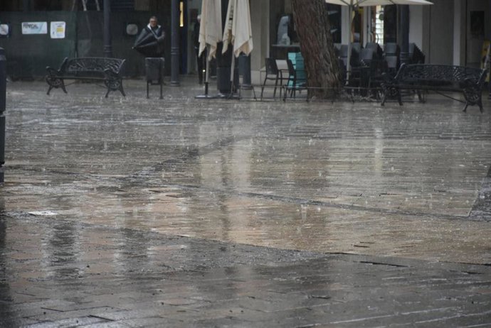 Archivo - Lluvia.