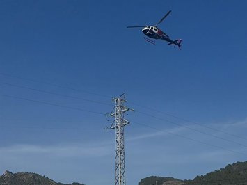 Helicóptero de Endesa.