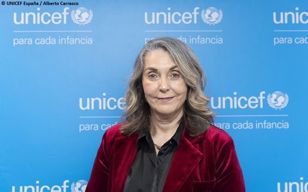 Archivo - La nueva presidenta de UNICEF España, María Ángeles Espinosa.