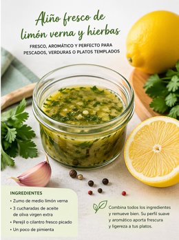 Aliño con limón verna