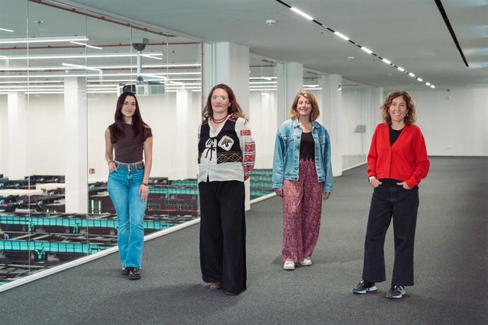 Las autoras del estudio en el BSC.