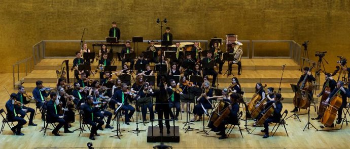 Imagen de un concierto de la Orquesta Filarmónica de la UA